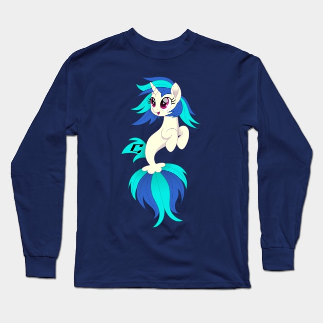 Vinyl Scratch seapony Long Sleeve T-Shirt by CloudyGlow